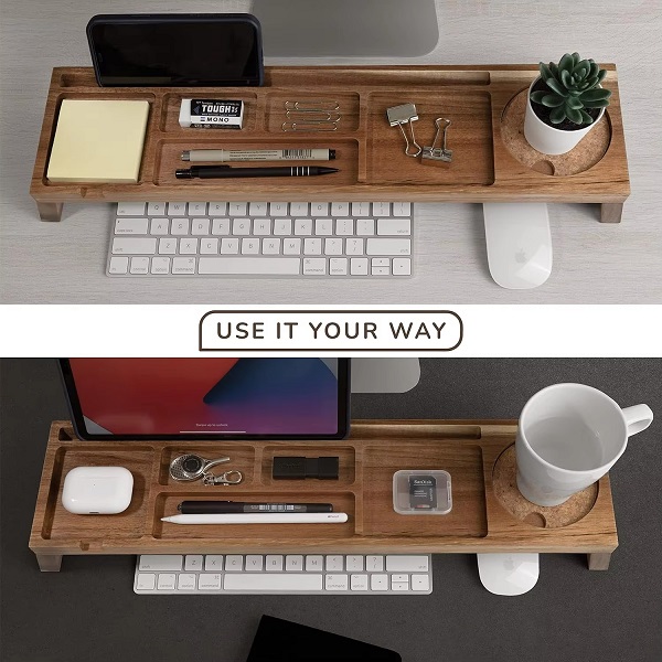 Customized Natural Wooden Modern Desktop